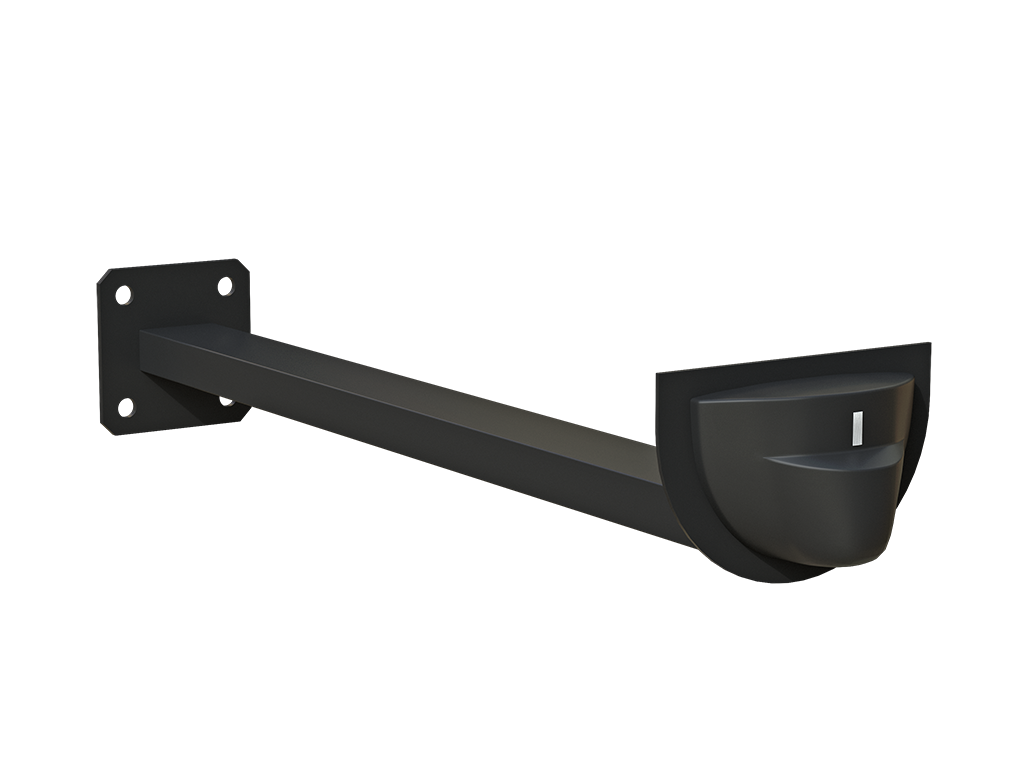 Артикул «HSD1800». Кронштейн радара предназначен для установки датчика над коробом вала ворот.